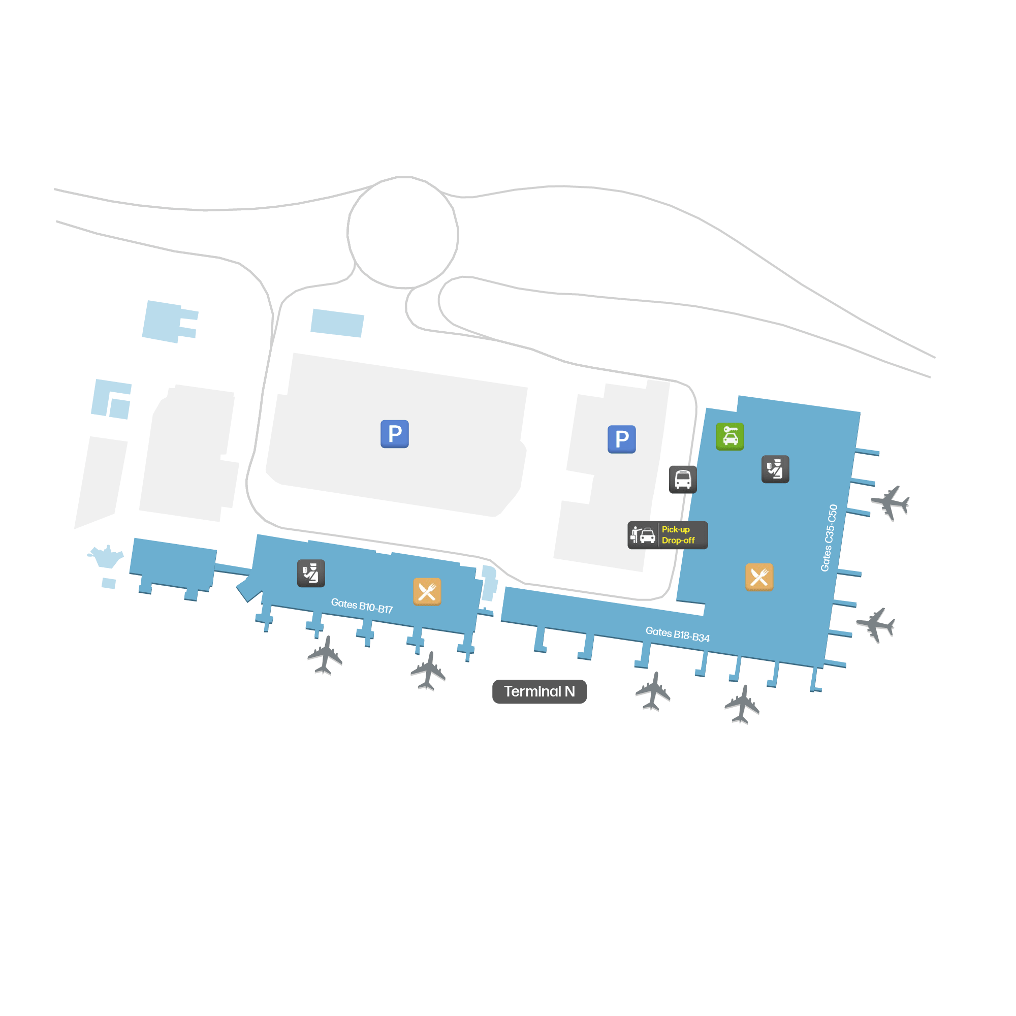 Alicante – mapa letiska