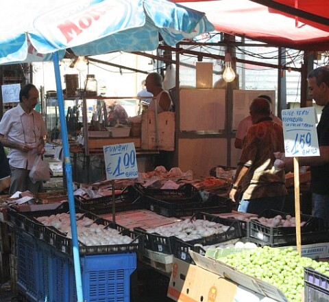 Pouličný trh Ballarò