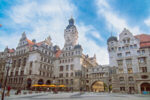 Neues Rathaus v Leipzig